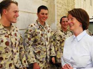 Julia Gillard storms Iraq