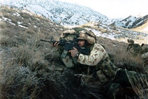 SAS Trooper Jock Wallace under ambush in Operation Anaconda in Afghanistan on March 2 2002