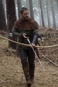 Russell Crowe as very cool Robin Hood - no tights!