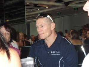 Danny Green at the Loyal charity fund-raiser