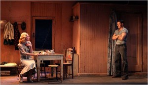 Joel Edgerton and Cate Blanchett in the New York production of A Streetcar Named Desire (picture Sara Krulwich, The New York Times)