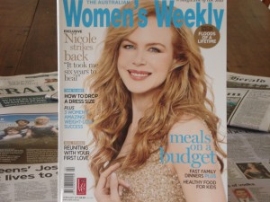 Nicole Kidman on the February 2011 cover of Australian Women's Weekly