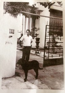 Caesar with Geoffrey White in Saigon
